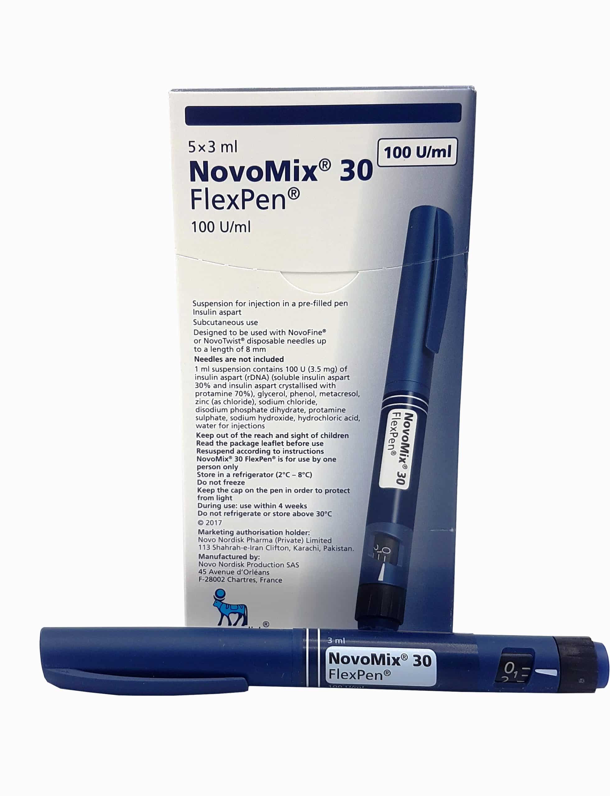 Novomix 30 Inj Pen Flexpen 3Ml - medimart