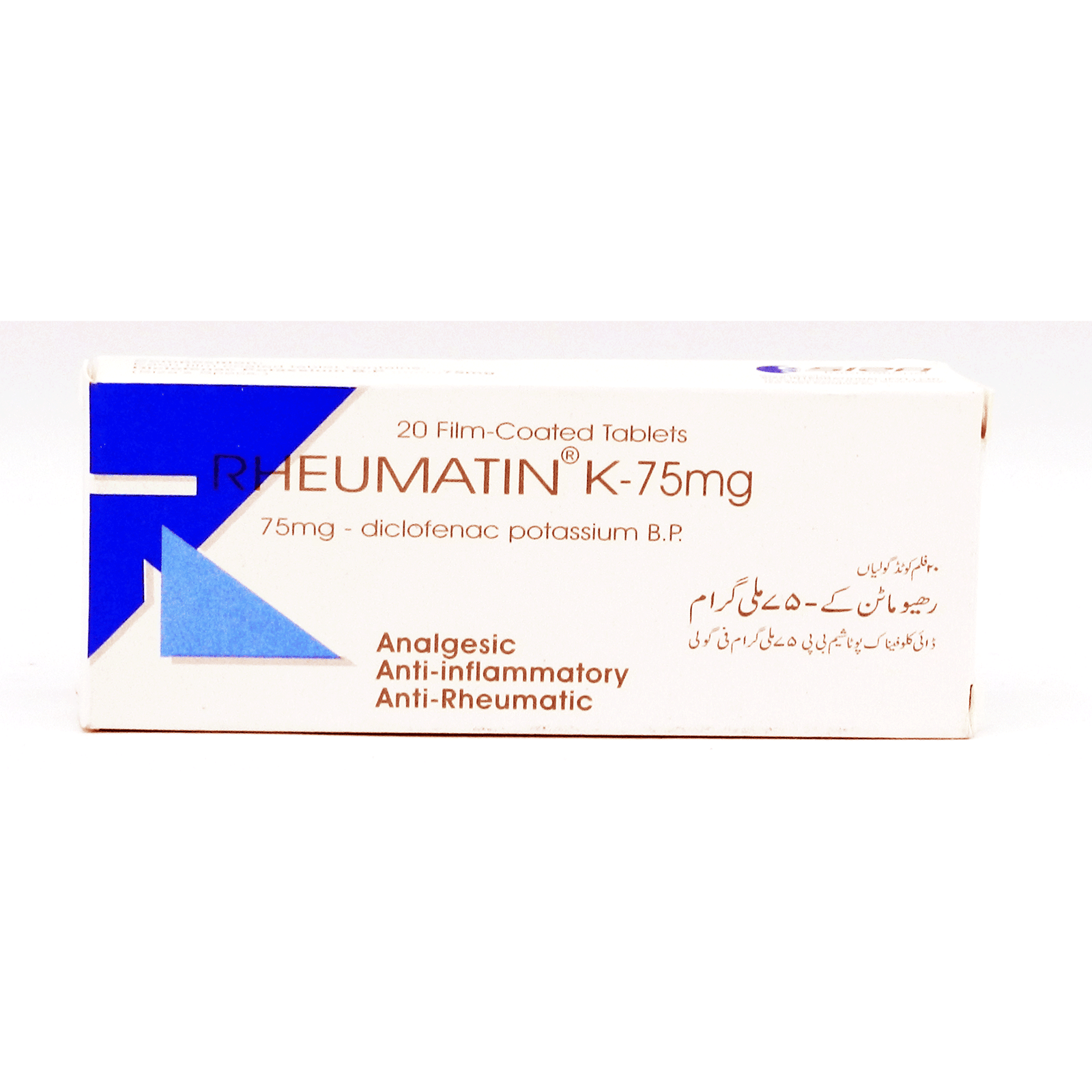 25935RHEUMATIN-K-TAB-75MG-20S.png Rheumatin Tablets K 75Mg - Image 1