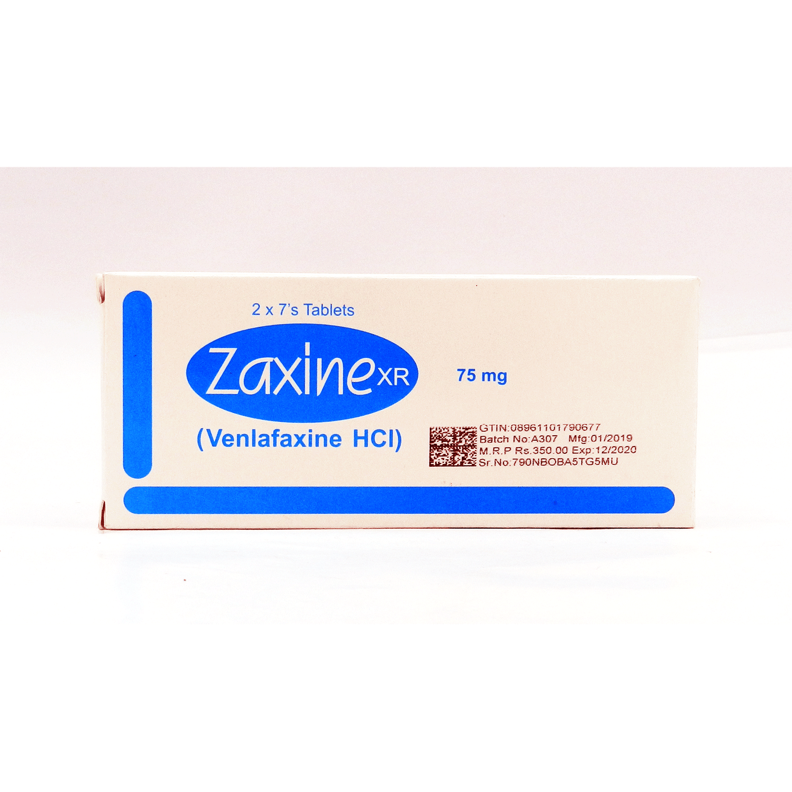 33535ZAXINE-XR-TAB-75MG-14S.png Zaxine Tablets Sr Ms 75Mg - Image 1