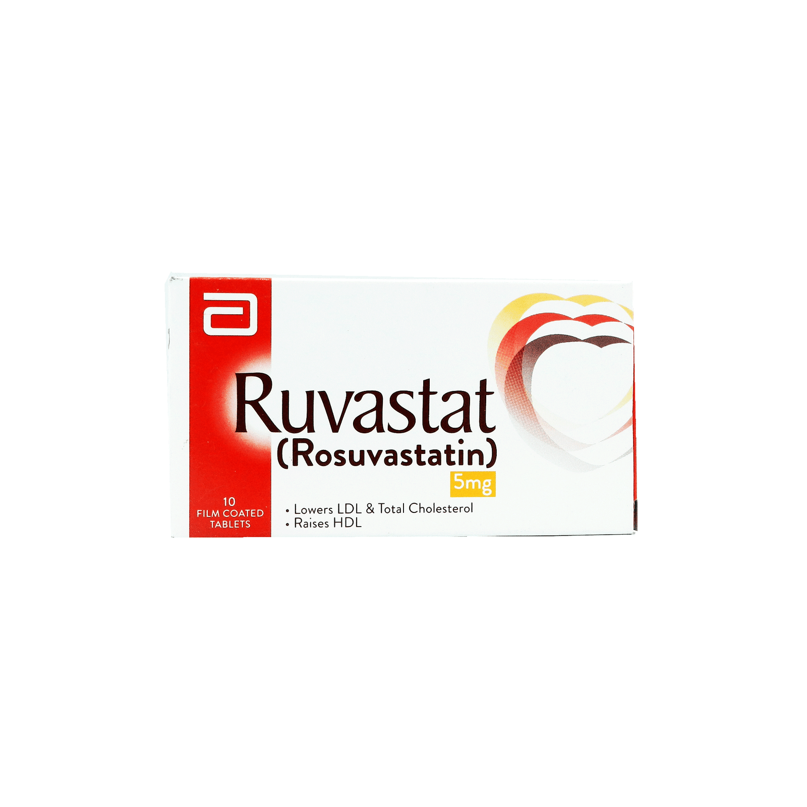 388388RUVASTAT-TAB-5mg-10s.png Ruvastat 5mg Tablet - Image 1