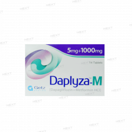 39502Daplyza-M20Tablet205mg-1000mg2014s.png DAPLYZA M 5+1000MG TABLET - Image 1