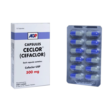 Ceclor Capsules 500Mg