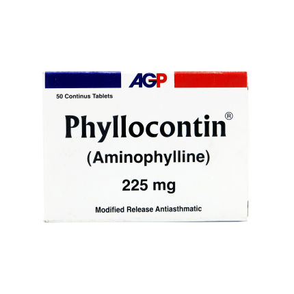 Phyllocontin Tablets 225Mg.