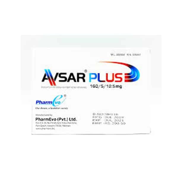 Avsar-Plus-160-10-12.5mg-1.jpg Avsar Plus 5/160/12.5mg Tablet - Image 1