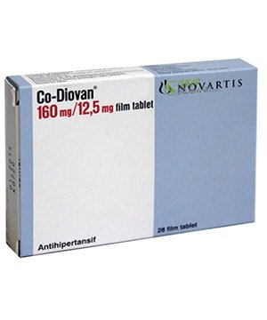 Co Diovan Tablets 160/12.5Mg 28S