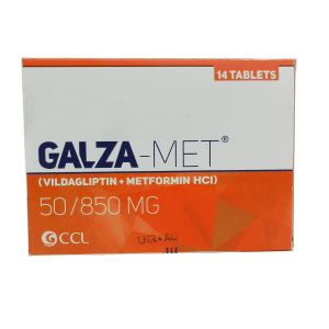 Galza-Met-50850Mg-Tablets-e1651983462821.png Galza-Met 50/850mg Tablet - Image 1