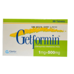 Getformin 1Mg/500Mg Tablets