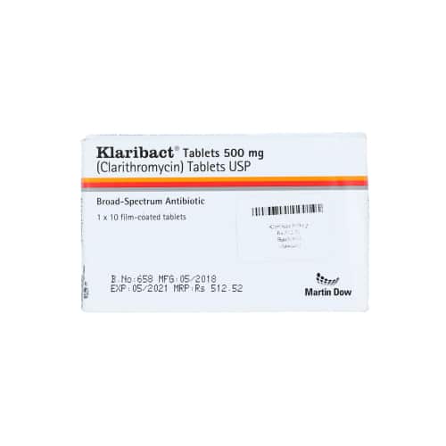 Klaribact-Tablets-500Mg.jpg Klaribact 500mg Tablet - Image 1