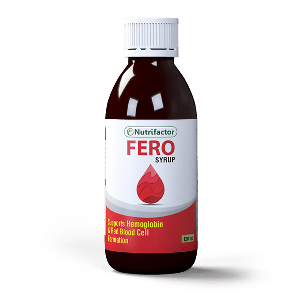 NUTRIFACTOR-FERO-SYRP-120ML-RED-BLOOD-CELL.png Nutrifactor Fero Syrp 120Ml (Red Blood Cell) - Image 1