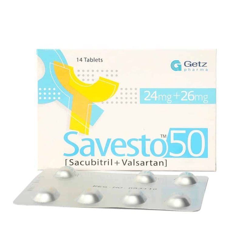 Savesto 50Mg Tablets 24Mg+26Mg