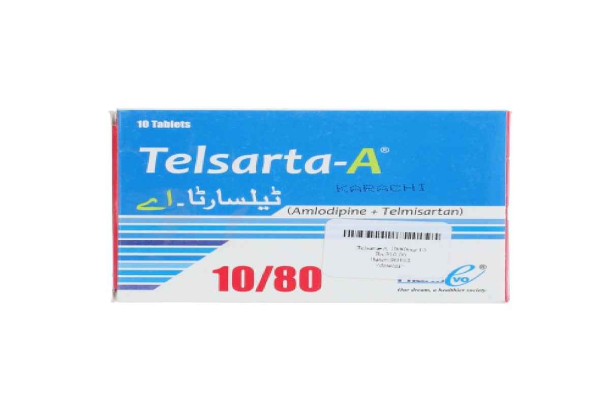 Telsarta-A-1080-Tablets.jpg Telsarta-A 10/80mg Tablet - Image 1