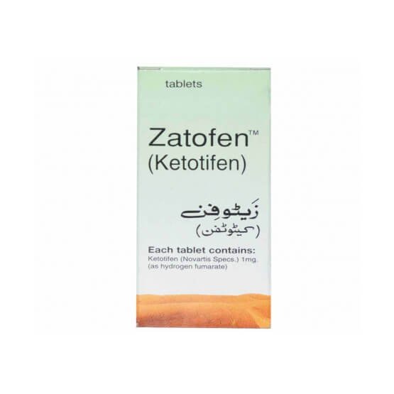 Zatofen Tablets 1mg - medimart.pk