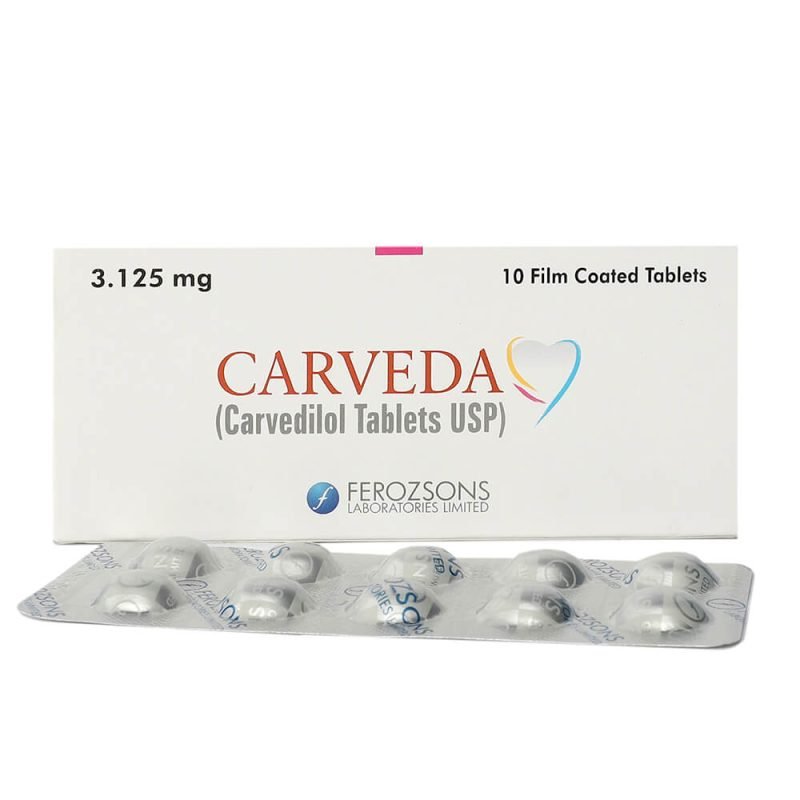 Carveda 3.125mg Tablet