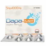 DAPA MET XR 5MG+1000MG TABLET