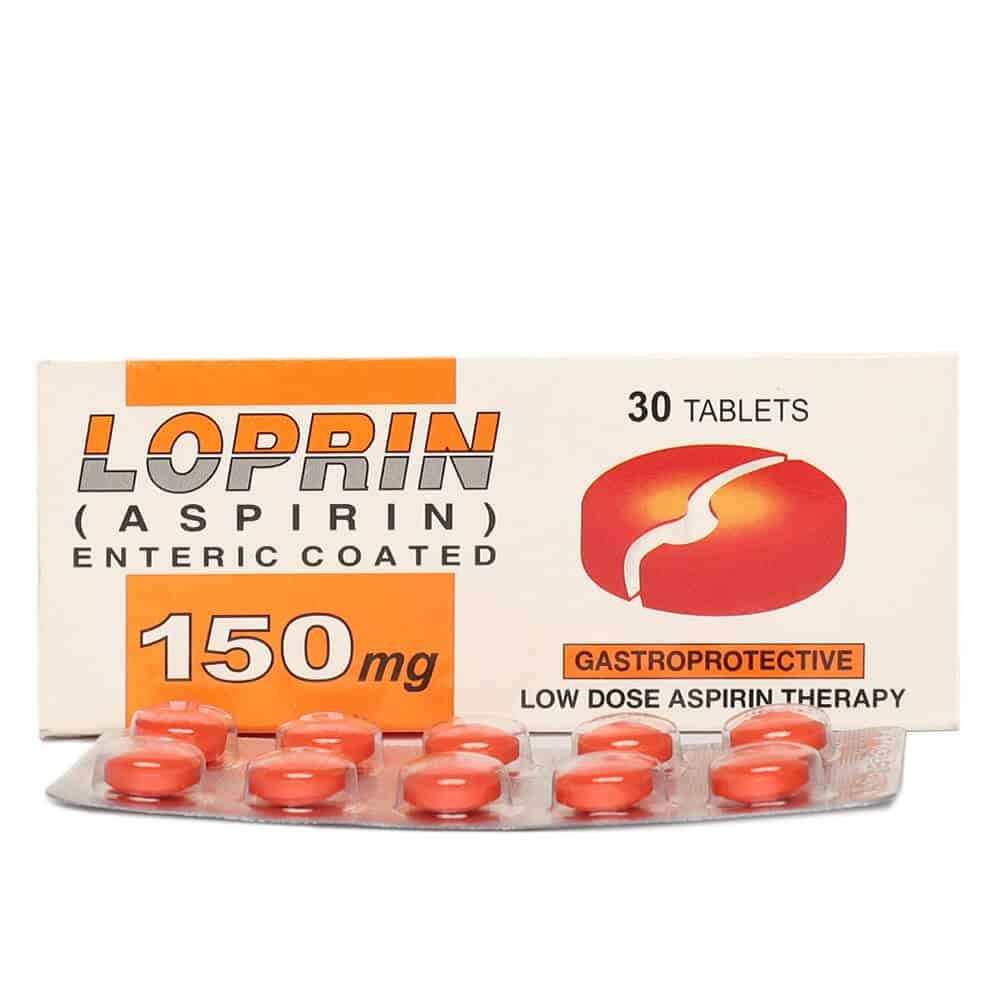 loprin-150mg.jpg Loprin 150mg Tablet - Image 1