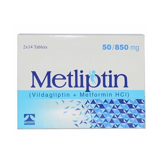 metliptin-5-850-tab.jpg Metliptin 50/850Mg Tablets - Image 1