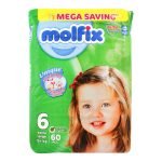 Molfix Mega Diapers No 6 60S
