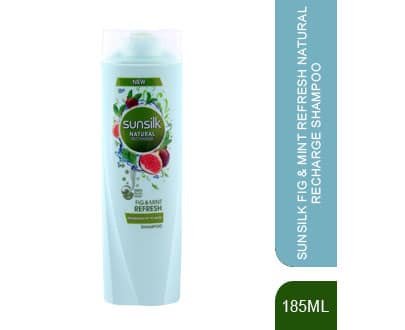 39-Sunsilk-Fig-_-Mint-Refresh-Natural-Recharge-Shampoo-185ml.jpg SUNSILK REFRESH 185ML SHAMPOO - Image 1