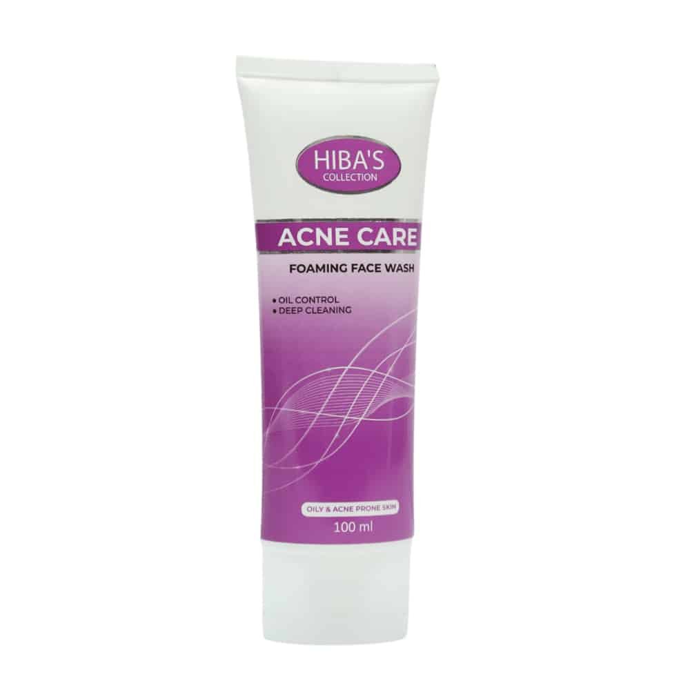 Hibas-Acne-Care-Foaming-Face-Wash-100ml.jpg HIBAS FACE WASH ACNE CARE - Image 1