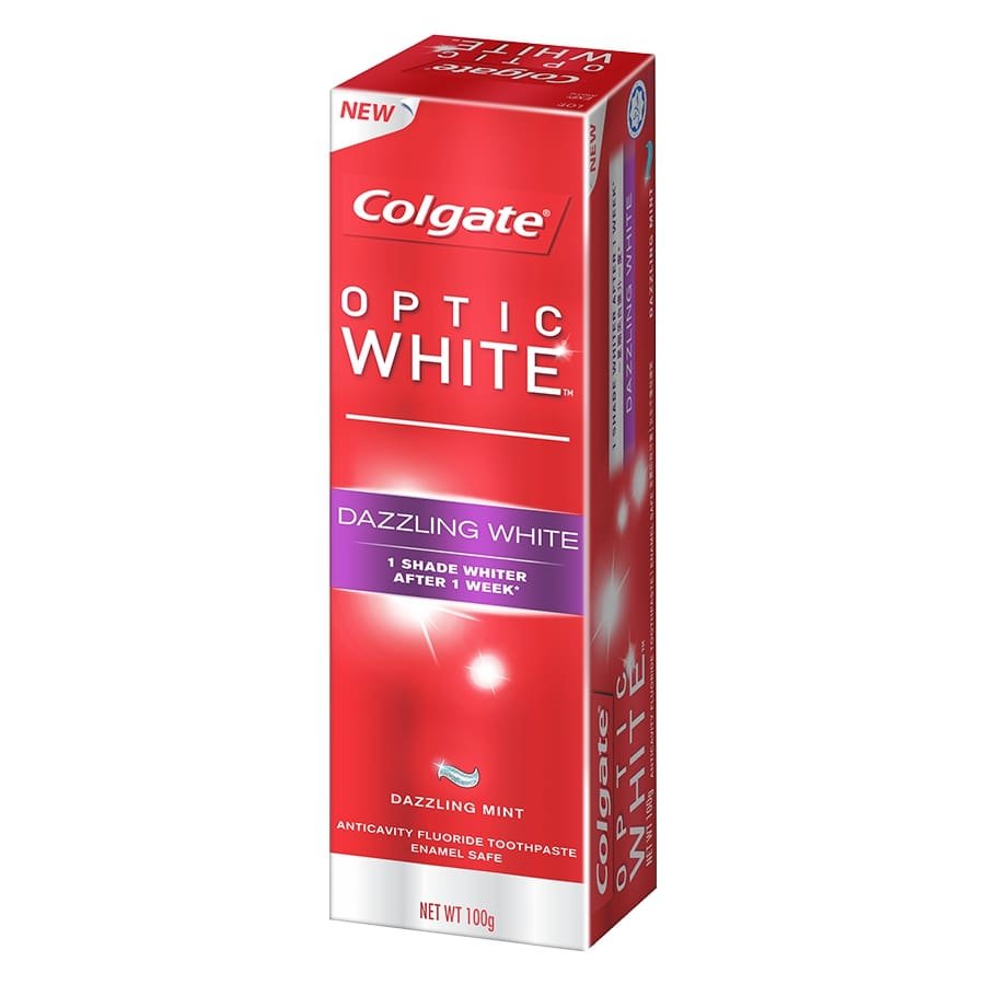 OW-TP-Dazzling-White-3D-100g.jpg COLGATE OPTIC WHITE DAZZLING WHITE - Image 1
