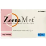 ZEENAMET 2/500MG TABLETS 30S