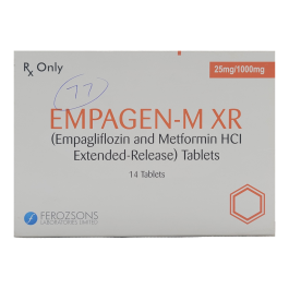 EMPAGEN MXR 25/1000MG TABLETS