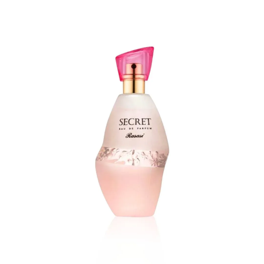 Rasasi-Secret-Feminine-Eau-De-Parfum-75ml.webp SECRET EAU DE PERFUM - Image 1