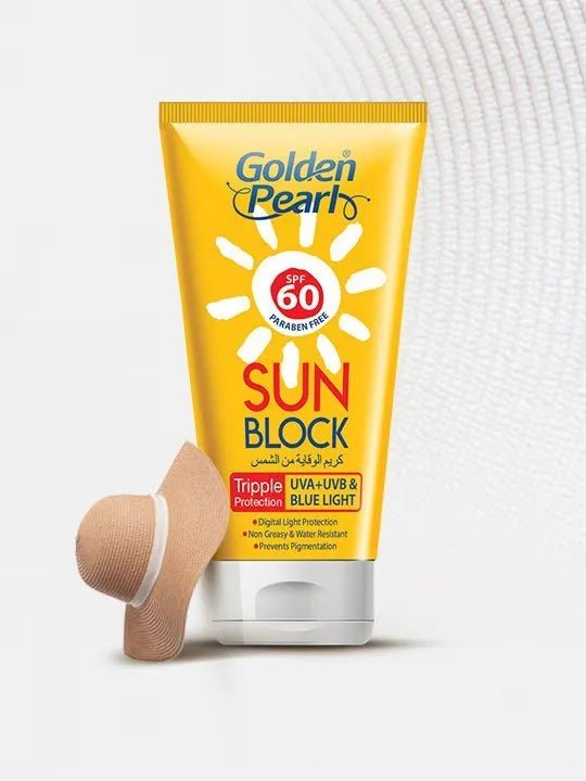 SB-60-001.jpg GOLDEN PEARL SUNBLOCK SPF 60 - Image 1