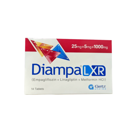 DIAMPA L XR 25MG +5MG+1000MG TABLETS