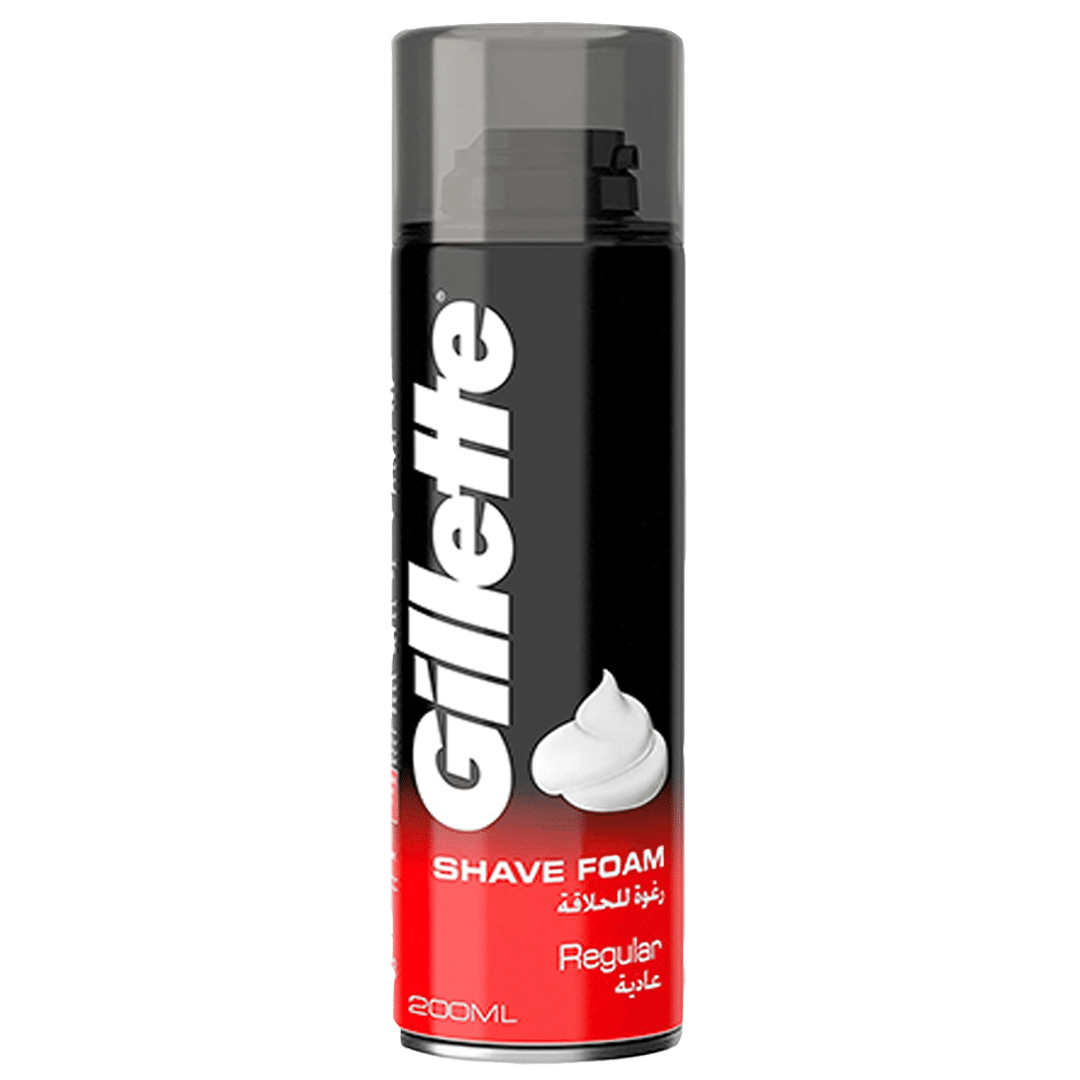 Gillette-Shave-Foam-Regular-200ml-1-01b53b3-my-vitamin-store.png GILLETTE SHAVE FOAM - Image 1