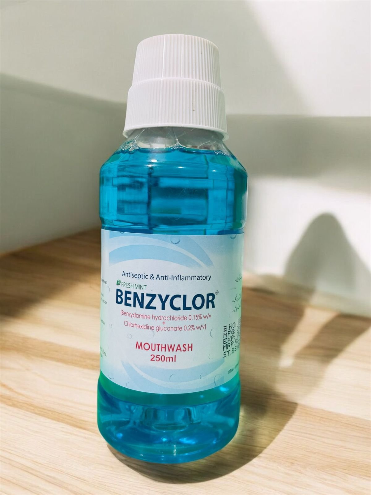 BenzyclorM-W200ml.jpg BENZYCLOR MOUTH WASH 200ML - Image 1