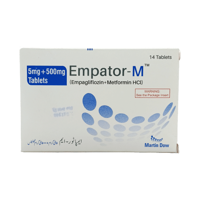Empator_m_5mg_500mg_tab.png EMPATOR M 5MG /500MG TABLETS - Image 1