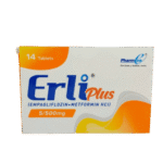 ERLI PLUS 5/500MG TABLETS14S