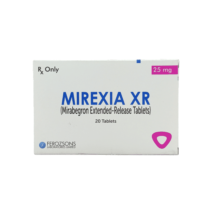Mirexia XR 25mg Tablets