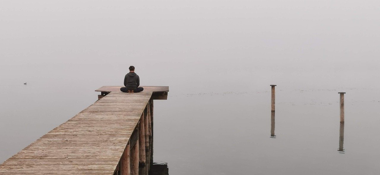 Anxiety - meditate, lake