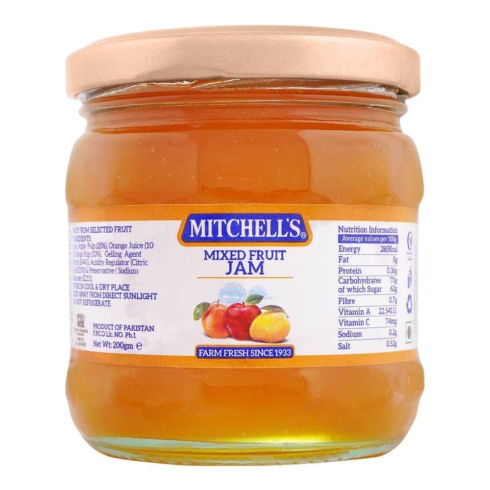 Mitchells Mix Fruit Jam 200gm Mitchells Mix Fruit Jam 200gm