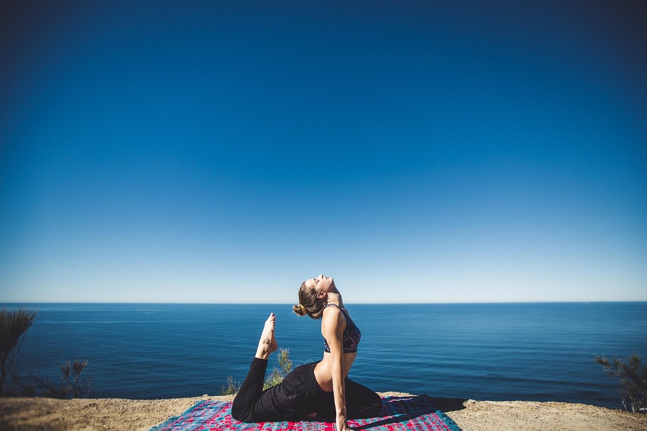 PCOS - woman, yoga
