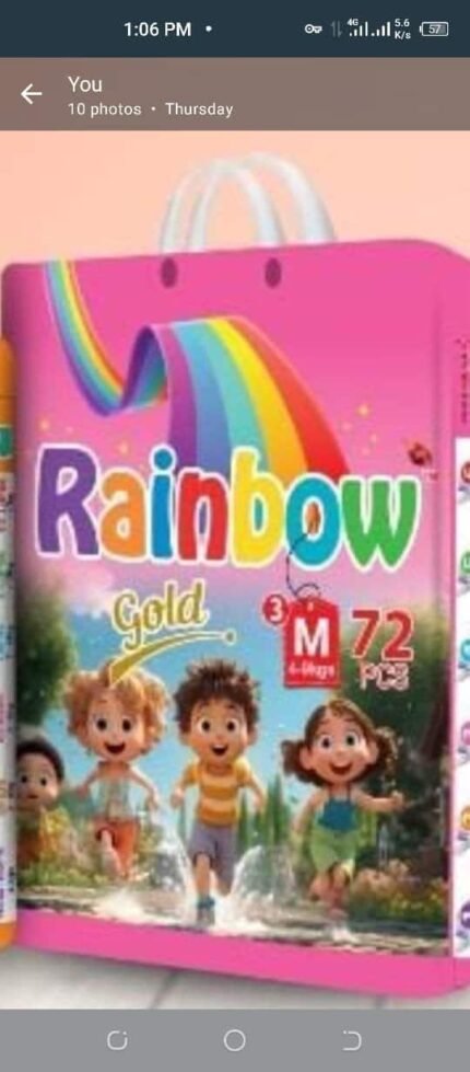 RAINBOW MEGA MEDIUM SIZE 3