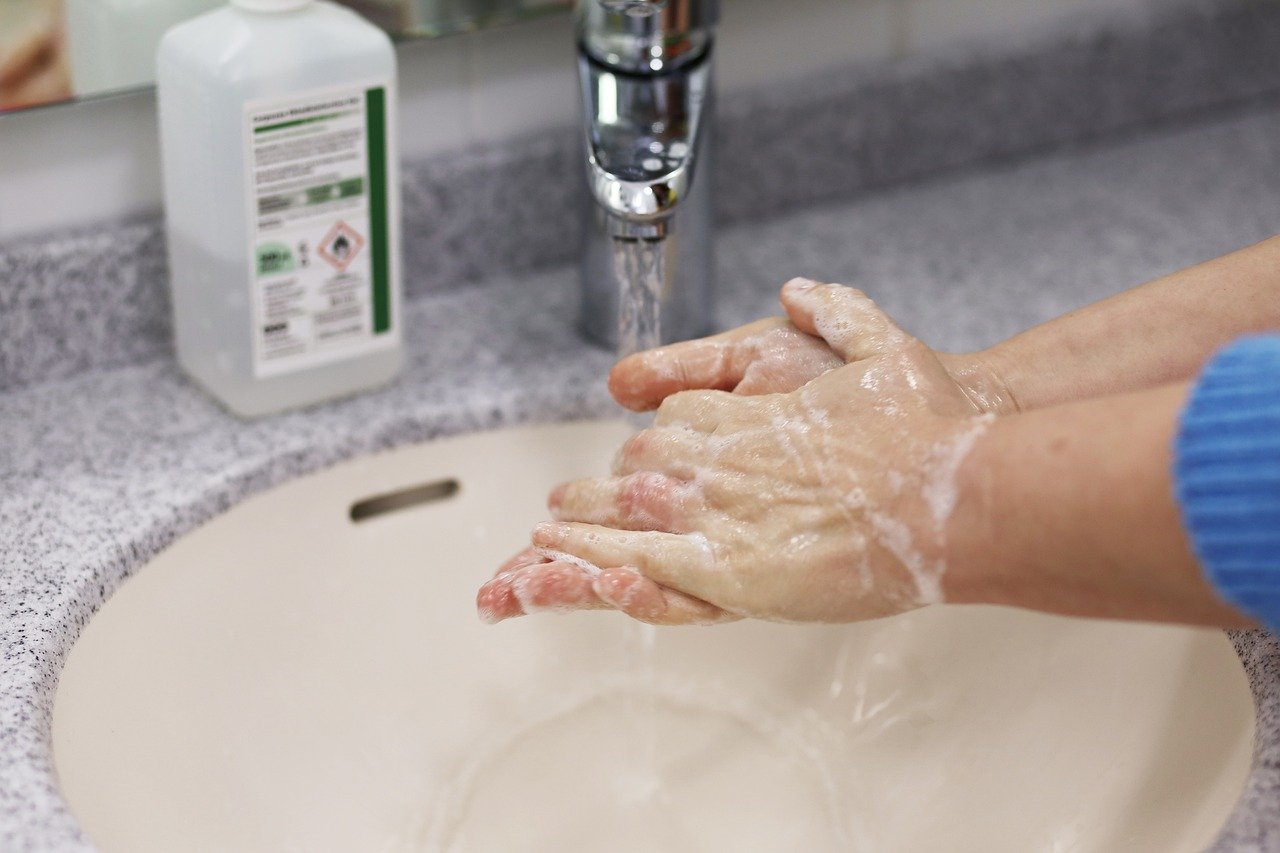 Worms in Children - wash your hands, hand wash