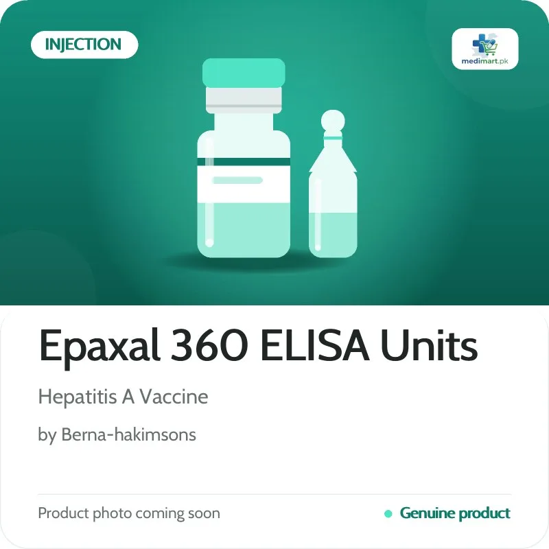 Epaxal 360 ELISA Units Injection Epaxal 360 ELISA Units Injection