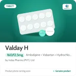 Valday H 160/12.5mg Tablet
