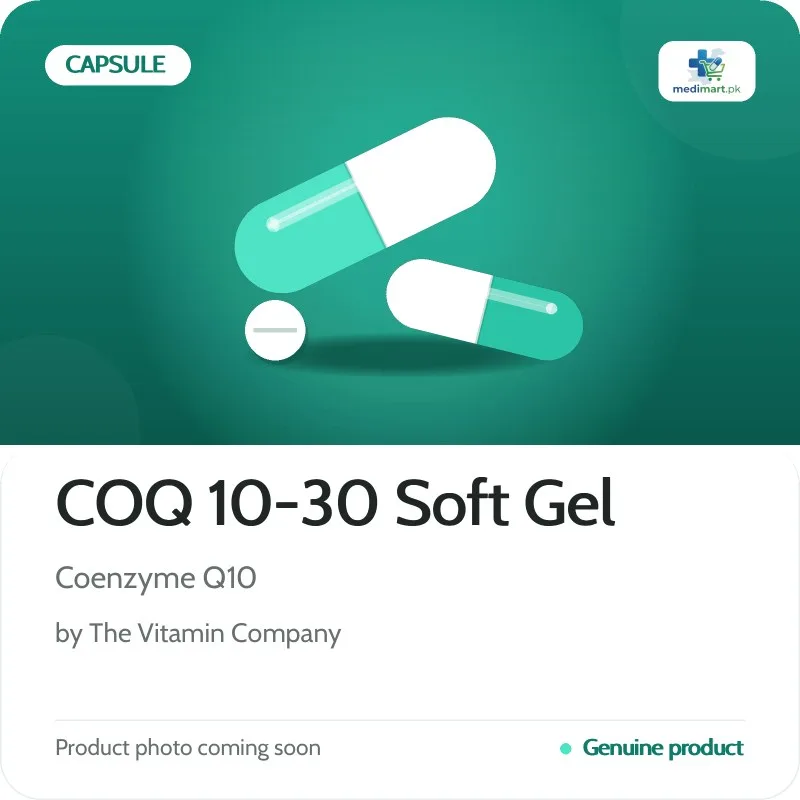 COQ 10-30 Soft Gel Capsule COQ 10-30 Soft Gel Capsule