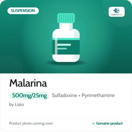Malarina 500mg/25mg Suspension