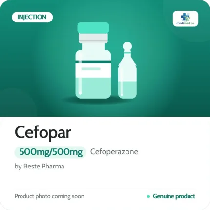 Cefopar 500mg/500mg Injection