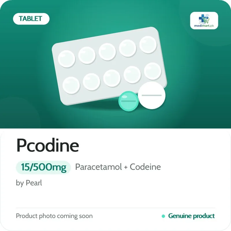 Pcodine 15/500mg Tablet