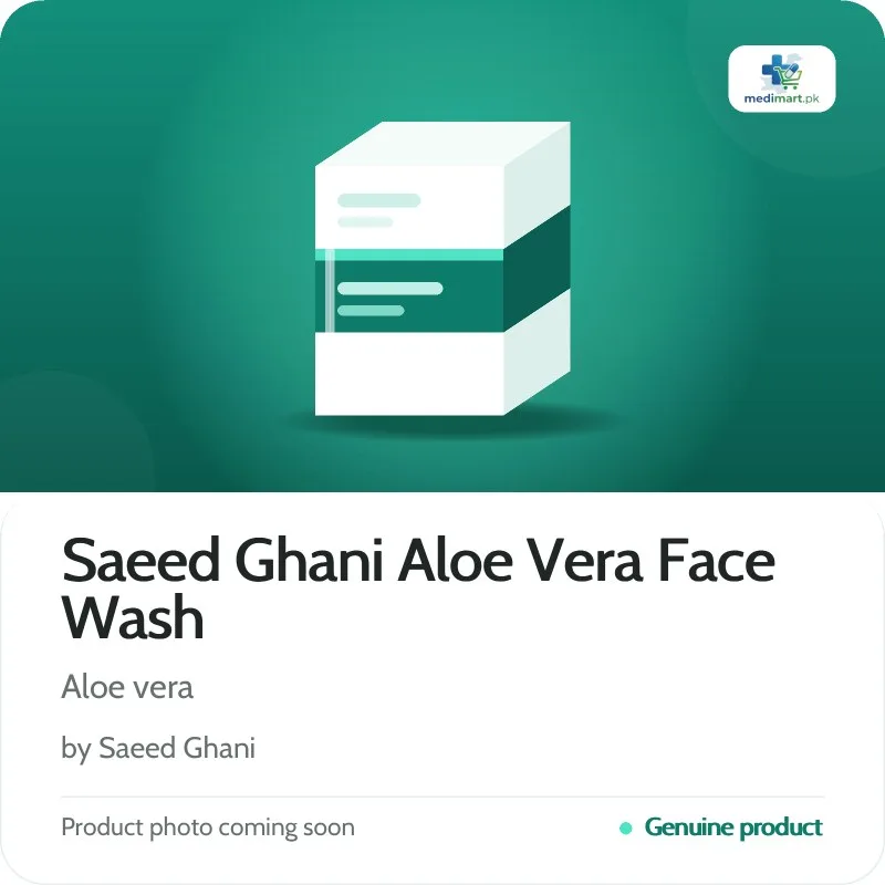 Saeed Ghani Aloe Vera Face Wash Saeed Ghani Aloe Vera Face Wash