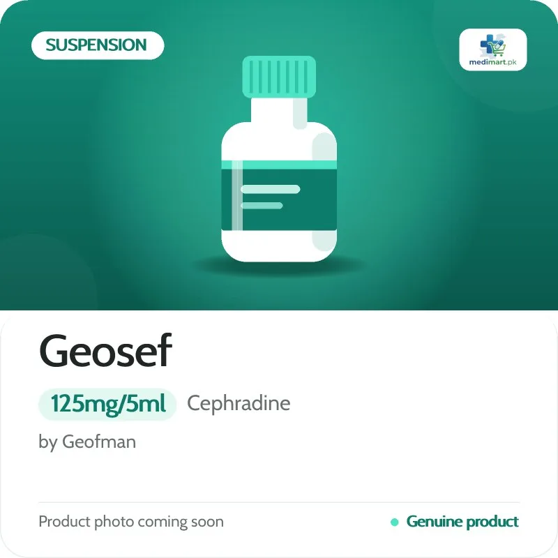 Geosef 125mg/5ml Suspension