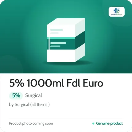 5% 1000ml Fdl Euro 5%