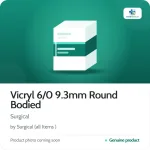 Vicryl 6/0 9.3mm Round Bodied