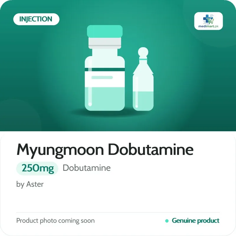 Myungmoon Dobutamine 250mg Injection Myungmoon Dobutamine 250mg Injection